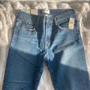 Agolde Blue Straight Jeans Classic Denim Style